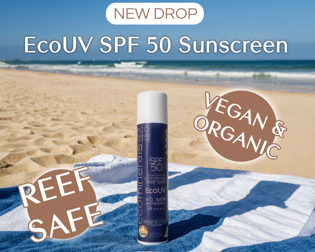 NEW Eco Minerals 'EcoUV' Certified Organic Sunscreen – Pure Protection, Naturally