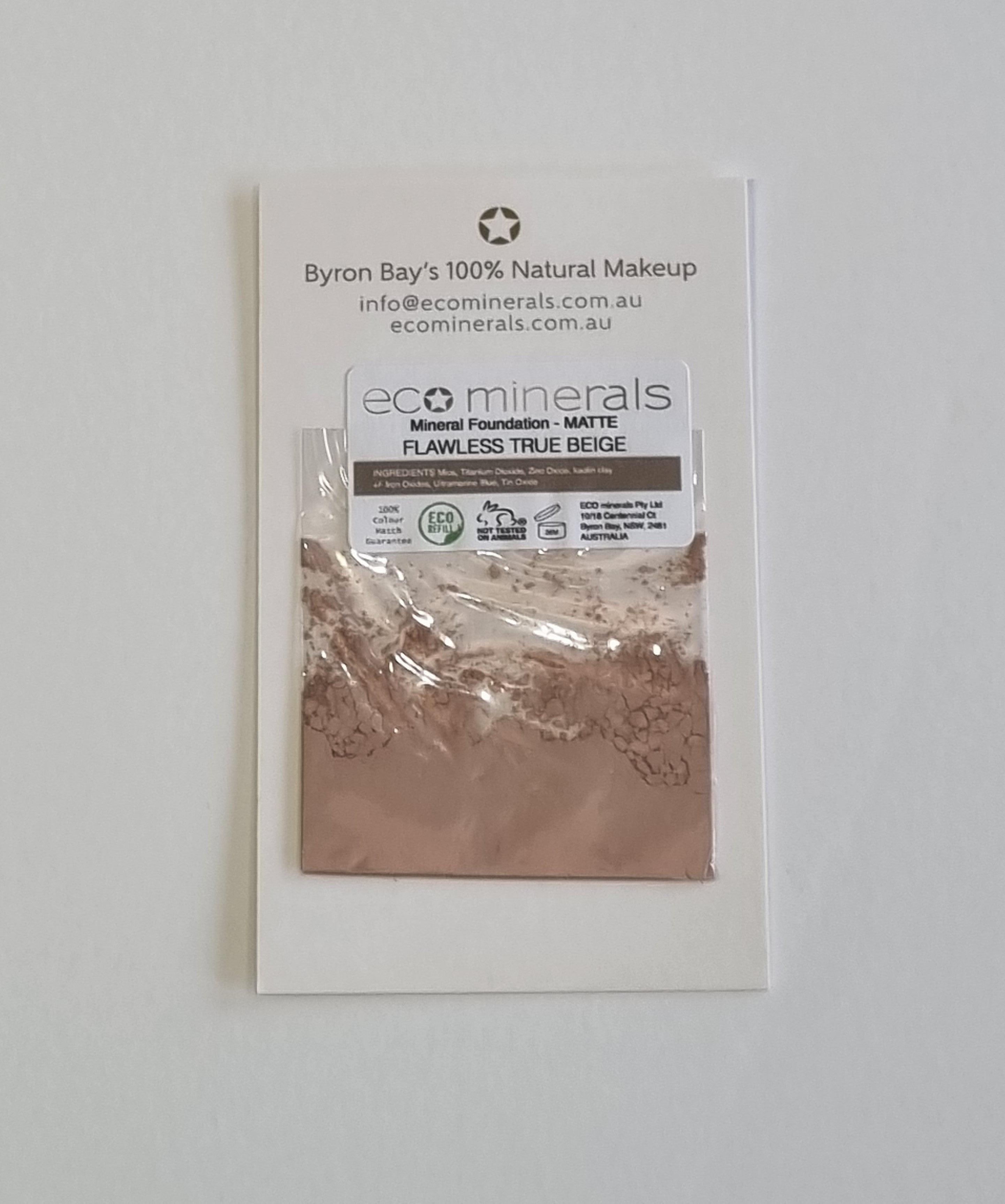 Flawless Matte Mineral Foundation Samples - Eco Minerals