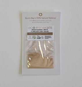 Flawless Matte Mineral Foundation Samples - Eco Minerals